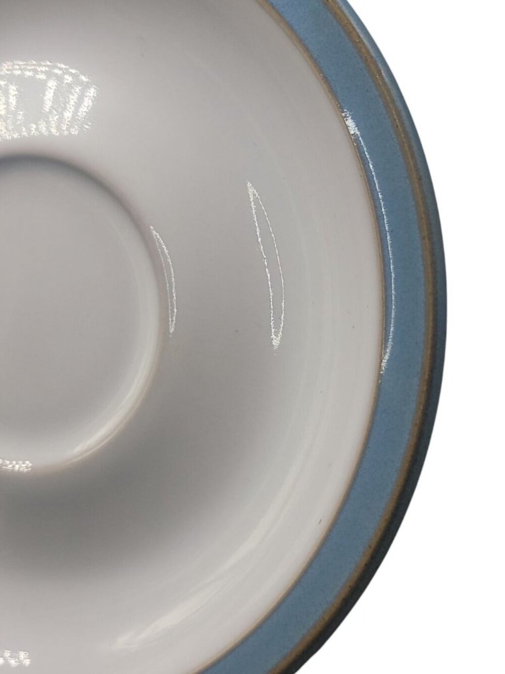 Denby Colonial Blue Teacup & Saucer Stoneware 1990s Discontinued Vintage England - Picture 7 of 15